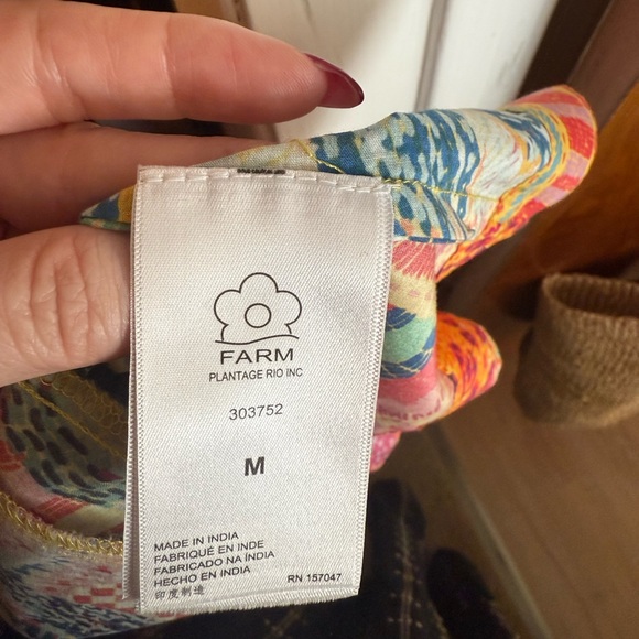 FARM Rio Multi-color Smocked Mini Dress - Picture 11 of 14